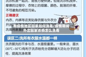 有疫情地区回家如何消毒/疫情期间外出回家衣物怎么消毒