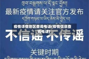 疫情详情地区查询电话(疫情信息查询电话)