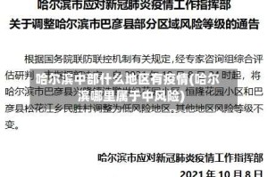 哈尔滨中部什么地区有疫情(哈尔滨哪里属于中风险)