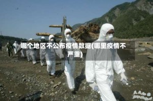哪个地区不公布疫情数据(哪里疫情不严重)