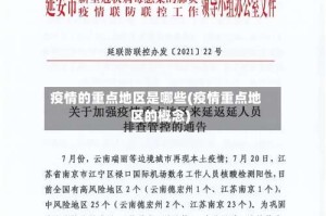 疫情的重点地区是哪些(疫情重点地区的概念)