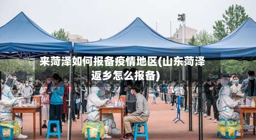 来菏泽如何报备疫情地区(山东菏泽返乡怎么报备)-第1张图片