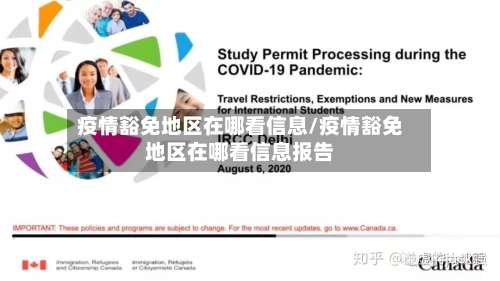 疫情豁免地区在哪看信息/疫情豁免地区在哪看信息报告-第1张图片
