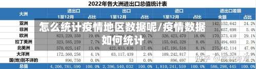 怎么统计疫情地区数据呢/疫情数据如何统计-第1张图片