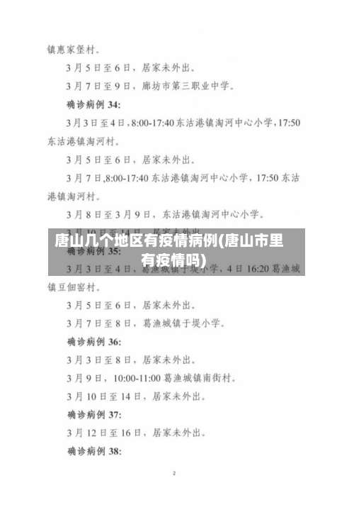 唐山几个地区有疫情病例(唐山市里有疫情吗)-第2张图片