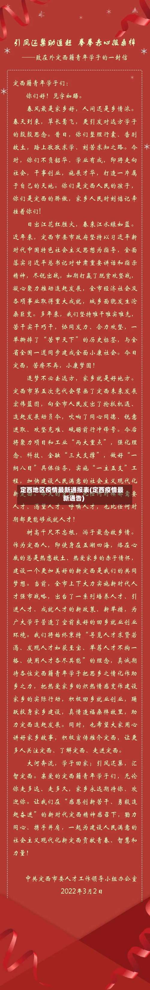 定西地区疫情最新通报表(定西疫情最新通告)-第1张图片