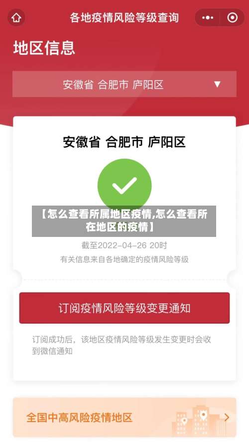 【怎么查看所属地区疫情,怎么查看所在地区的疫情】-第2张图片