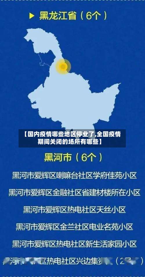 【国内疫情哪些地区停业了,全国疫情期间关闭的场所有哪些】-第1张图片