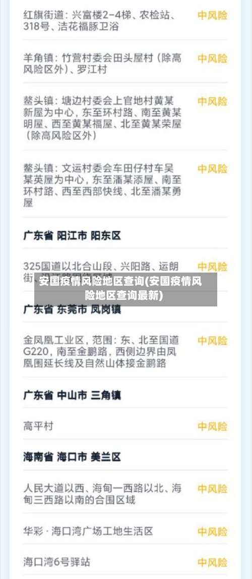 安国疫情风险地区查询(安国疫情风险地区查询最新)-第2张图片